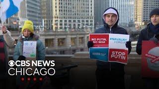 Chicagoans rally in support of Ukraine after heated Trump-Zelenskyy meeting