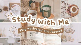 Live study with me Med Student and coffee