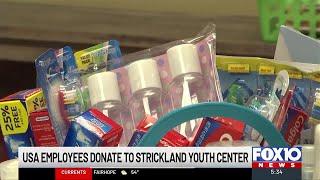 Strickland Youth Center receives over 4,000 donated items