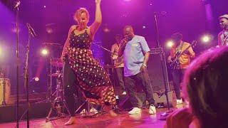 @SophieSabar  dancing Ndeleng Ndeleng @OrchestraBaobab - @concertgebouw Amsterdam