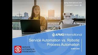 Service Automation vs Robotic Process Automation