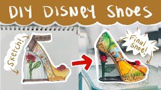 making my custom disney shoes -  a tutorial!