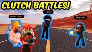 CLUTCH BATTLES WITH TRYHARD COPS IN JAILBREAK! | Roblox Jailbreak