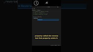 JS Interview Trick: Reverse a String in 3 Seconds! ⏱️ | Codrammer #shorts  #coding #codinginterview