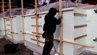 Zont Insulated Concrete Forms (ICF) Bracing - Installation