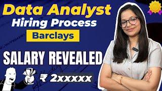 Barclays Data Analyst Interview Experience | How much Salary | #dataanalyst #barclays