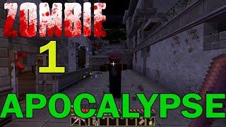 ч.01 Прохождение карты Minecraft - Zombie Apocalypse (миссия 1)