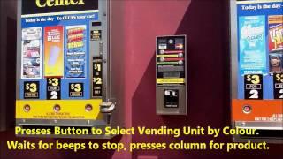 Buying Vending Products with Visa, MasterCard, Bonus Wash & Fleet Wash Cards