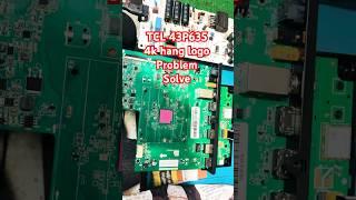 TCL 43p635 hang logo problem solve after Emmc programming 16gb#allelectronicrepair #shorts #short