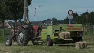 Landb. Ampe - Gistel - Massey Ferguson 155 - Claas Dominant