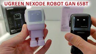 Новинка ️ Зарядное устройство Ugreen Nexode Robot Gan 65Вт с пиксельным дисплеем в дизайне робота