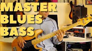 Learn SEVEN 12 Bar Blues Bass Patterns [SUPER USEFUL]