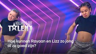 De jonge Rayaan en Lizz geven EXPLOSIEVE dans performance | Holland's Got Talent