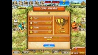 Farm Frenzy 3 Madagascar (level 62) only GOLD Веселая ферма 3 Мадагаскар (Уровень 62) Золото