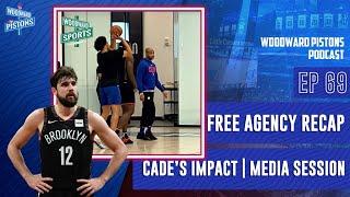 Cade Cunningham's Impact - Pistons Free Agency - Pistons Media Session | Woodward Pistons EP 69