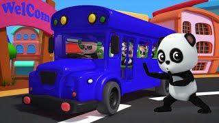 Колеса на автобусе | Ребенок бао панда | Рифмы для детей | Baby Bao Panda | Wheels on the Bus