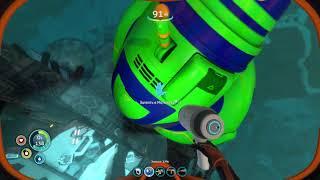 Subnautica Выпуск №16 Пропульсионная пушка и рука захват костюма КРАБ.Изучаем чертежи ЦИКЛОПА.