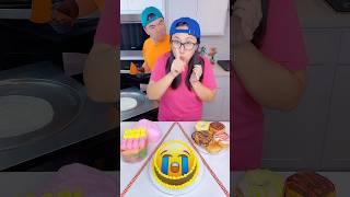 Sweet foods vs spicy sauce ice cream challenge! #emoji #funny by Ethan Funny Family