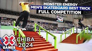 Monster Energy Men’s Skateboard Street Best Trick: FULL COMPETITION | X Games Chiba 2024