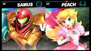 Super Smash Bros Ultimate Amiibo Fights – Samus vs the World #13 Samus vs Peach