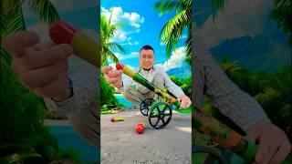 Epic Toy Cannon Test!  Shooting at a Red Robot!  #ToyBattle