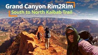 Backpacking the GRAND CANYON Rim to Rim | South to North Kaibab Trail