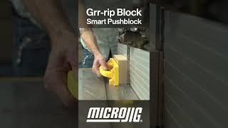 Buy a Grr-rip Block and get a FREE Deflector/Connector! Microjig.com