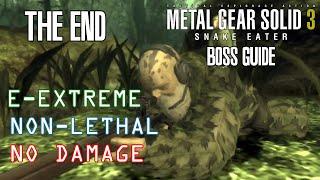 The End Boss Fight | Non-Lethal European Extreme (No Damage) | MGS3 Boss Guide