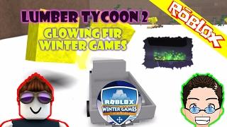 Roblox - Lumber Tycoon 2 - Winter Games Update Glowing Fir Tree