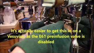Vesuvius   how to lubricate E61after backflushing with cleaner