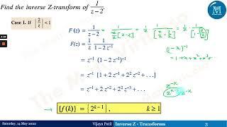 Inverse Z-Transforms | Introduction and Problems