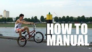 Как делать Мэнуал на BMX - How to Manual on a BMX / MTB |  Школа BMX Online #3 Дима Гордей