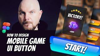 How to Design Game UI Button with Figma