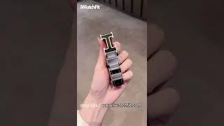 H buckle magnetic Apple watch strap #applewatch #iwatch #smartwatch #iwatchband #watch #fashion