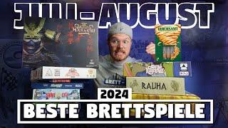 Die besten Brettspiele 2024  Meine Top Spiele im Juli & August