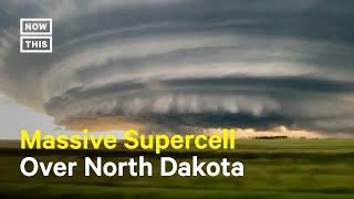 Massive Supercell Cloud Appears Over North Dakota