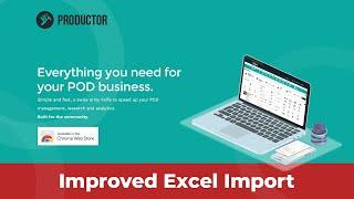 Productor for Merch by Amazon - Improved Excel Import