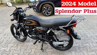 2024 Model Hero Splendor Plus Bs6 New Color Review | splendor plus new model 2024 | hero bike