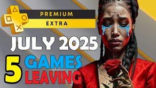 PS Plus Extra & Premium Games July 2025 - 5 Games Are Leaving + Platinum Difficulty & Time