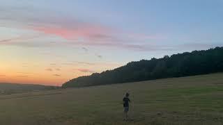 10 year old kid throwing Boomerang