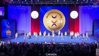 Team Canada Junior Co Ed Elite ICU Worlds 2024 Day 2