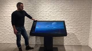 Презентация сенсорной стойки  pixtouch.tv