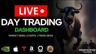  LIVE Day Trading Stock Market Dashboard Jan 2 2024 | $SPY $QQQ $NVDA $AAPL $TSLA $PLTR $BTC