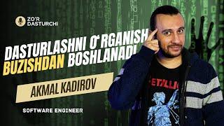 Dasturlashni o'rganish buzishdan boshlanadi !