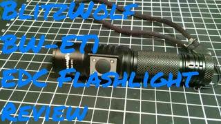 Blitzwolf BW-ET1 AA/14500 EDC Flashlight Review