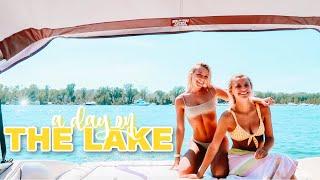 A DAY ON THE LAKE: boating & tubing