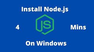 How to install NodeJS on Windows | Javascript runtime (2021)