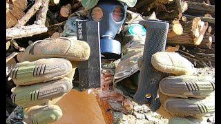 COLD STEEL SRK SK5 - KNIFE DESTRUCTION TEST - UNTIL IT BREAKS - STEEL SK5 - TIP TEST EXTREME -FAIL