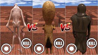 What if I Become SCP-096 vs SCP-173 vs SCP-049 in THE MAZE?! (Garry's Mod)