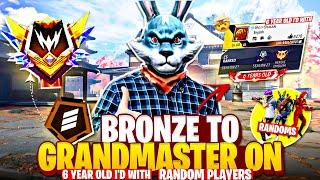 Bronze To Grandmaster  On 6 Year Old I'd With Random Players | Ep-1